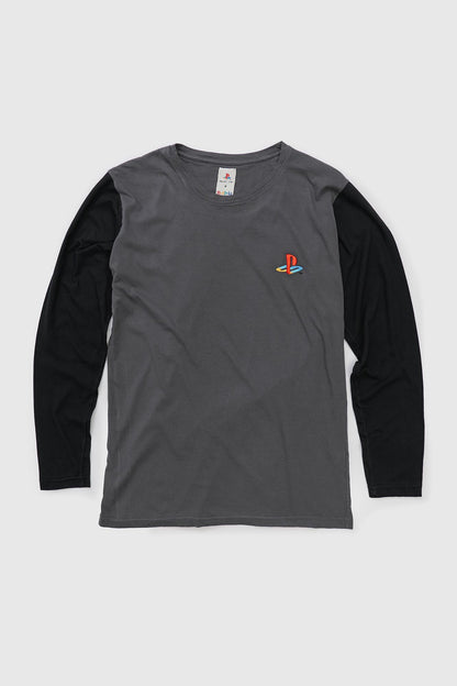 REMERA PLAYSTATION ML BORDADA